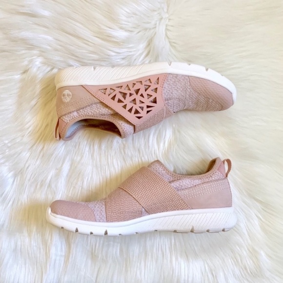 Timberland Light Pink Boltero Slip On Trainers - Picture 3 of 7